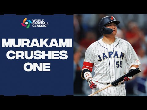 Team Japan strikes back! Munetaka Murakami homers to tie the #WorldBaseballClassic final!