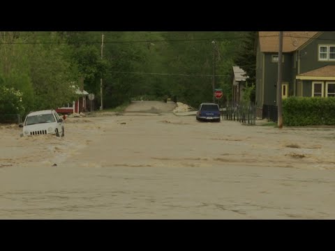 Yellowstone flooding hits nearby Montana towns