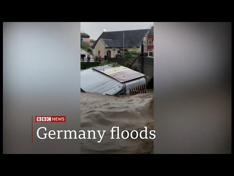 Weather Events 2021 - Flooding across Germany &amp; Belgium (2) (Europe) - BBC News - 15th July 2021
