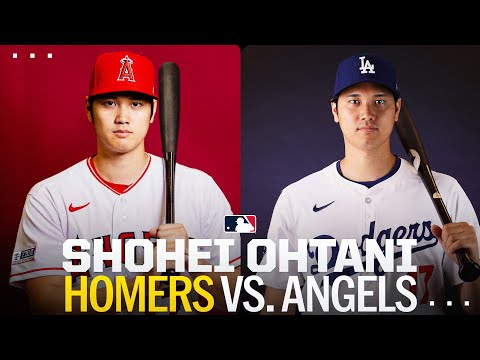 Shohei Ohtani HOMERS against his FORMER TEAM (1st game vs. Angels since joining Dodgers) | 大谷翔平ハイライト