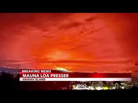 Hawaii leaders share Mauna Loa eruption updates