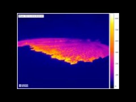 Mauna Loa Eruption 2022 - Thermal Imagery