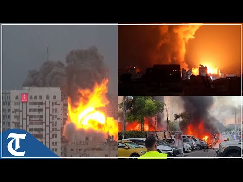 Israeli forces hit back at Hamas as shocking visuals from Gaza city emerge