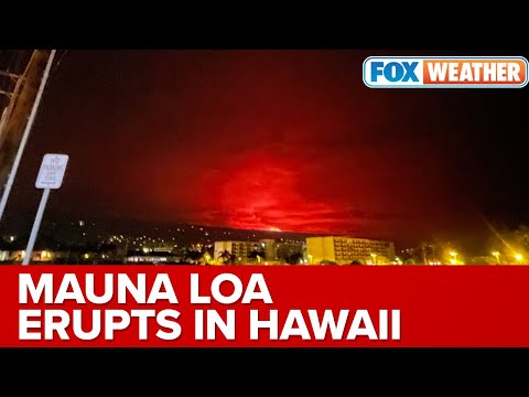 Mauna Loa Volcano Erupts In Hawaii