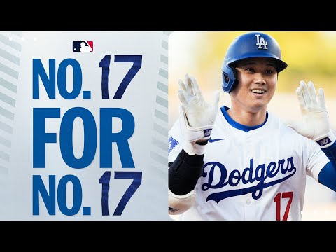 NO. 17 FOR NO. 17! Shohei Ohtani goes DEEP for the Dodgers! | 大谷翔平ハイライト