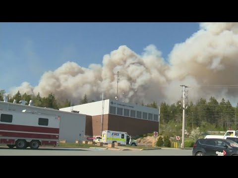 Forest fires in Upper Tantallon, Nova Scotia force residents to flee