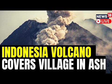 Indonesia Volcano Eruption | Indonesia’s Merapi Volcano Spews Hot Clouds In New Eruption LIVE