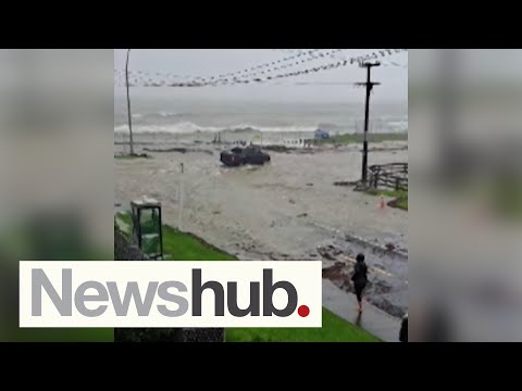 Cyclone Gabrielle's wrath: Shocking moments filmed across NZ's North Island | Newshub