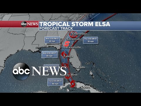 Tropical Storm Elsa nears south Florida l WNT