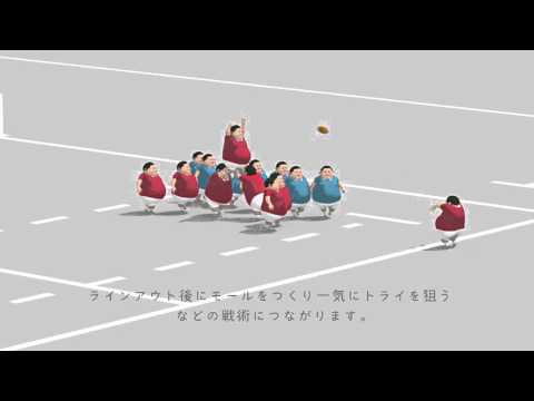 ラグビーのルール 第3巻 密集篇 feat. Kishiboy