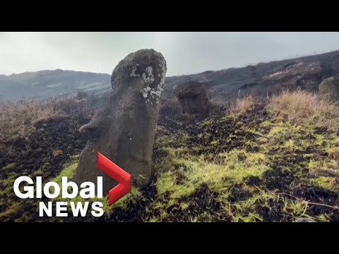 Easter Island fire ravages famous Moai statues, causing “irreparable” damage