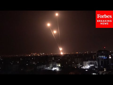Rockets Fired From Gaza Strip Rain Down On Israel After Hamas's Prior Surprise Attack