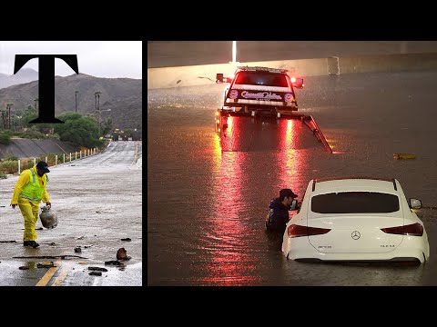 Storm Hilary hits California
