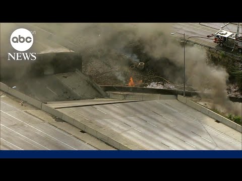 Vehicle fire causes I-95 collapse in northeast Philadelphia l WNT