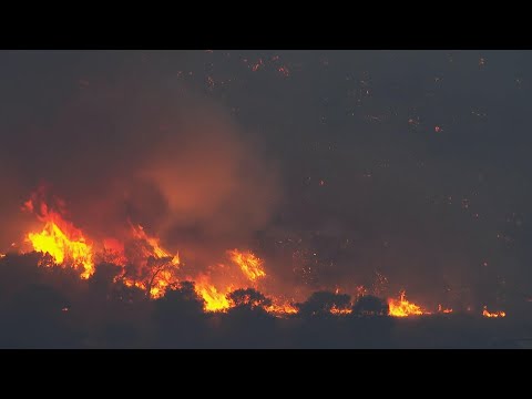Aircraft tackle fires burning near Athens