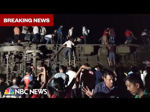 Train crash in eastern India leaves hundreds dead or wounded