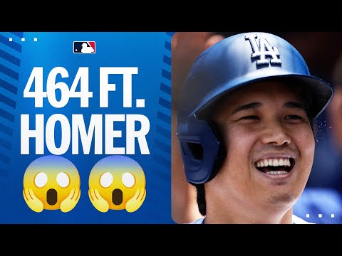 464 FEET! 😱 Shohei Ohtani DEMOLISHES his 10th homer of the 2024 season! 🤯 | 大谷翔平