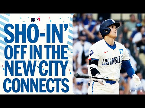 Shohei Ohtani homers for the THIRD STRAIGHT GAME! (Dodgers City Connect debut!) | 大谷翔平ハイライト