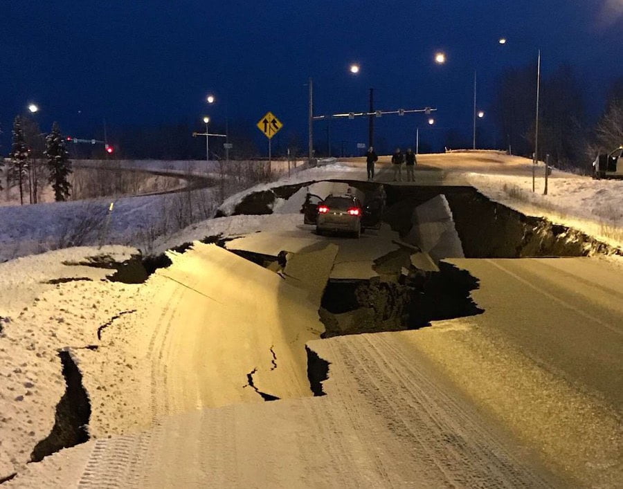 米アラスカ州アンカレッジでM7.0の地震｜2018年11月30日