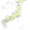 津波予報 日本列島の津波予報区配置と予報区境界一覧