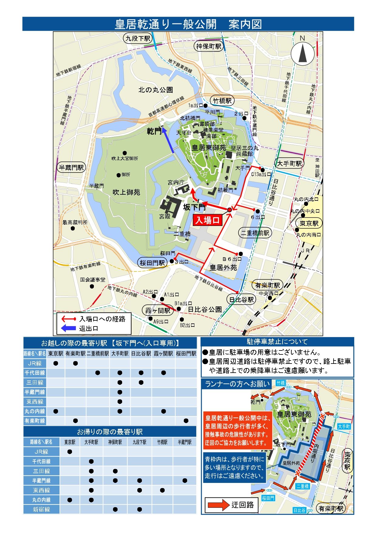 2026春・皇居乾通りの桜一般公開ガイド|期間・参観方法・混雑回避 3 2026春・皇居乾通りの桜一般公開 皇居へのアクセス