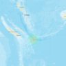 南太平洋ロイヤルティ諸島ニューカレドニア東沖でM7.4の地震