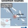 ソロモン諸島でM7.0の地震