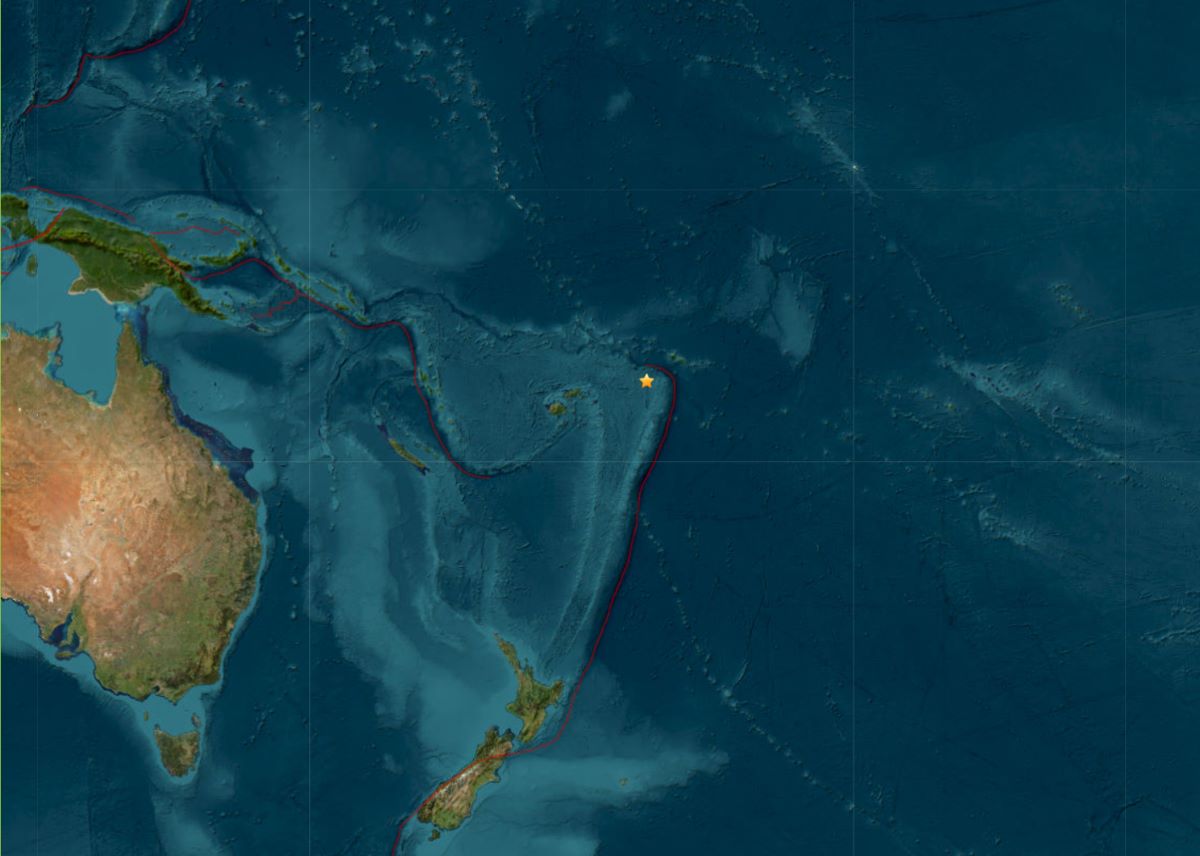 南太平洋 トンガ近海でM7.6の地震