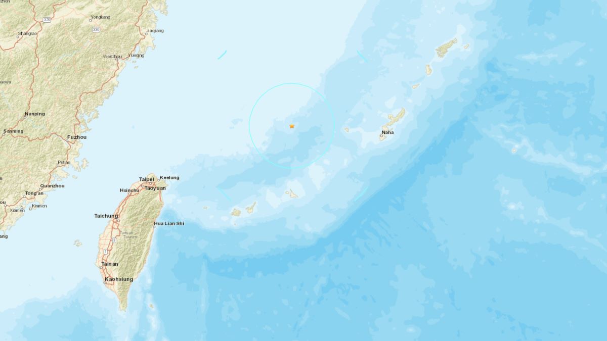 宮古島の北西沖でM6.4の地震
