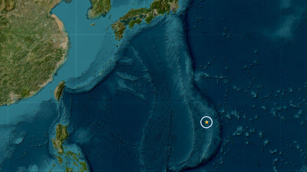 マリアナ諸島でM5.9の地震 深さ598.3km