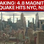ニュージャージー州でM4.8の地震