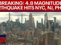ニュージャージー州でM4.8の地震