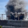 ドイツ ハンブルクの建設現場で複数の爆発と火災