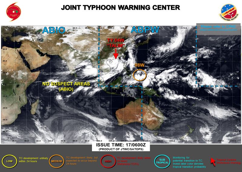 JTWC 低圧部 熱帯低気圧 台風