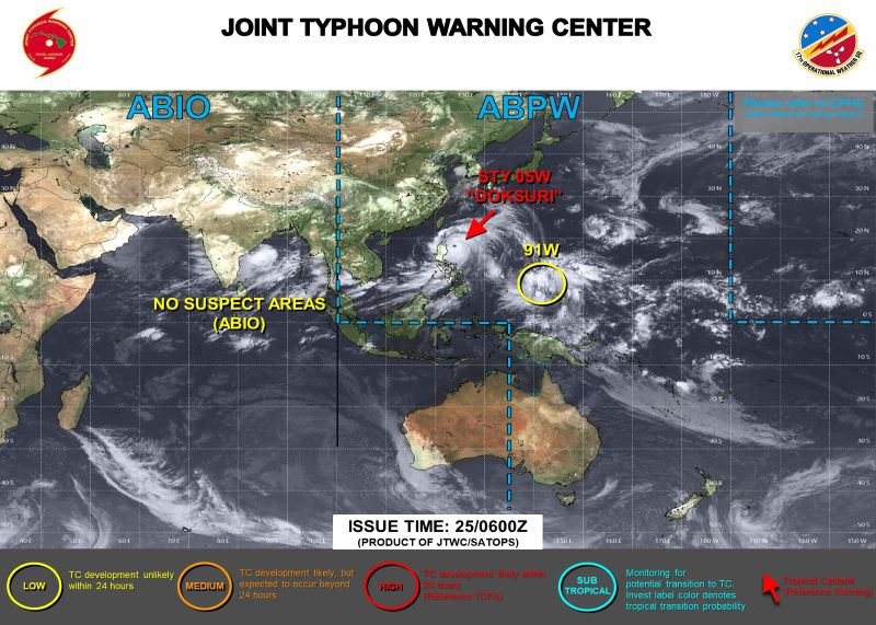 JTWC 低圧部 91W