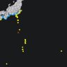 伊豆諸島鳥島近海で複数回の地震 津波注意報発表